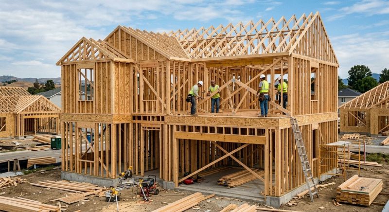 Building Framing in Conroe, TX