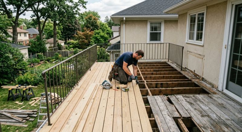 Deck Board Replacement in Seattle, WA