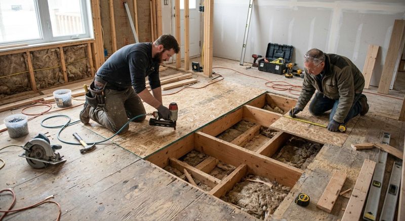 Floor Framing Replacement in Conroe, TX