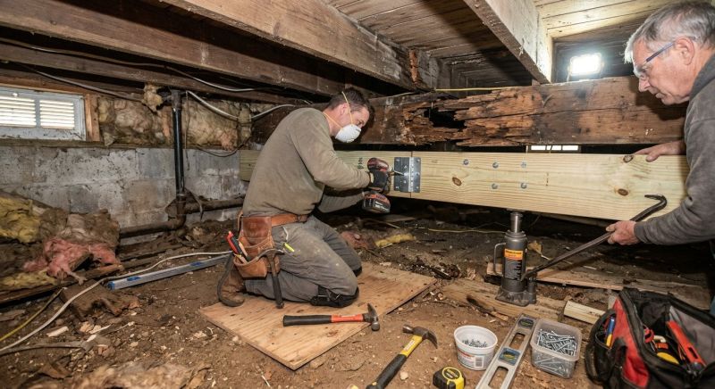 House Beam Replacement in Kansas City, KS