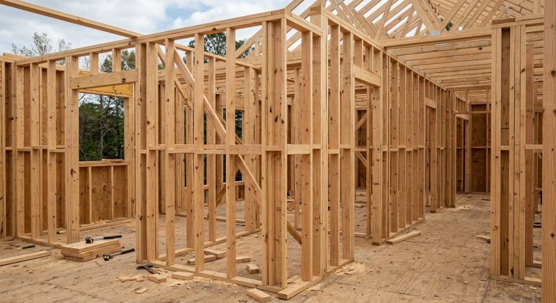 House Framing in Kansas City, KS