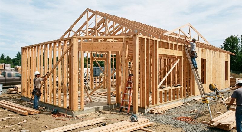 Wood Framing Construction in Conroe, TX